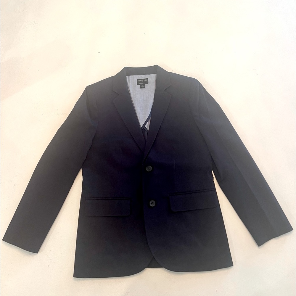 Crewcuts J Crew Thompson Boys Navy Blue Blazer Coat Size 10